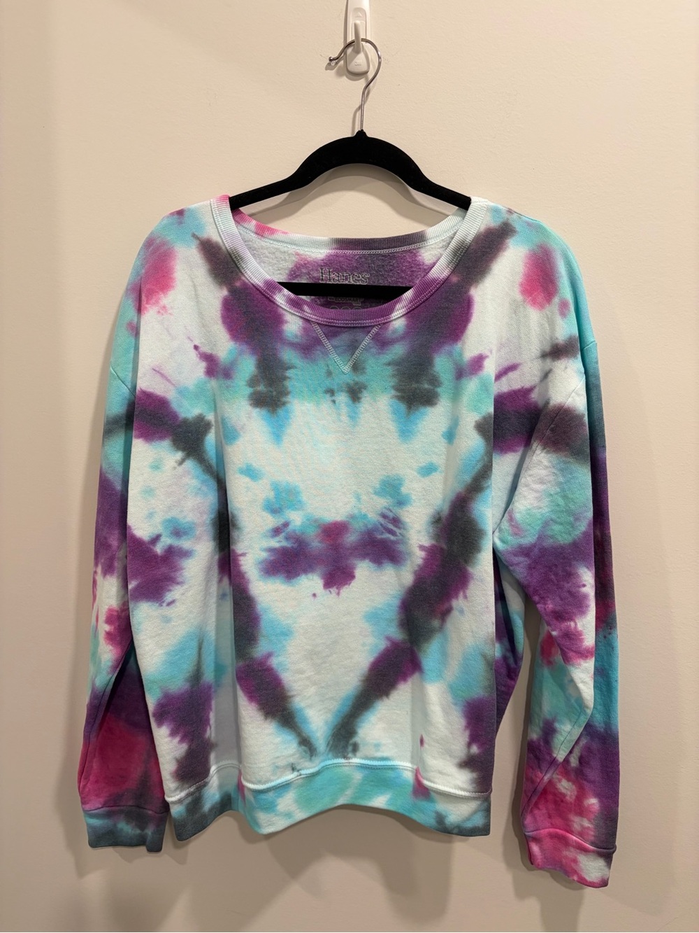Cool Tones Tie Dye Sweatshirt - Size 2XL